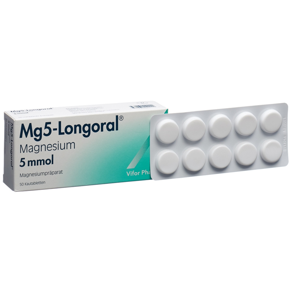 MG5-LONGORAL cpr croquer 5 mmol 50 pce