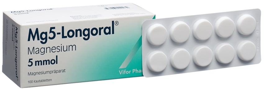 MG5-LONGORAL cpr croquer 5 mmol 100 pce