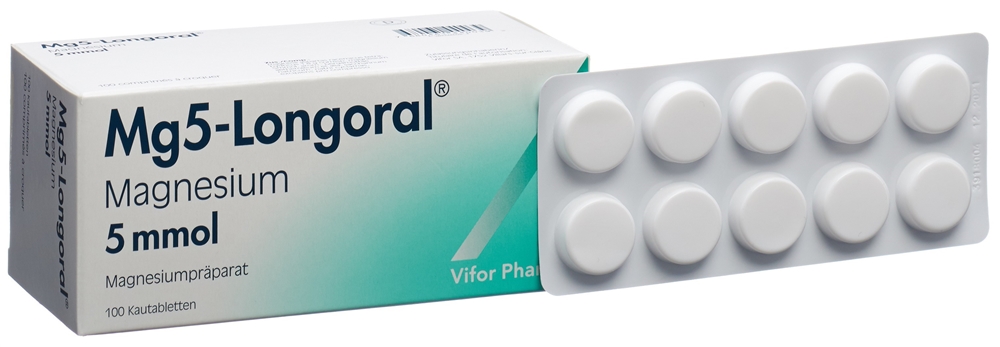 MG5-LONGORAL cpr croquer 5 mmol 100 pce