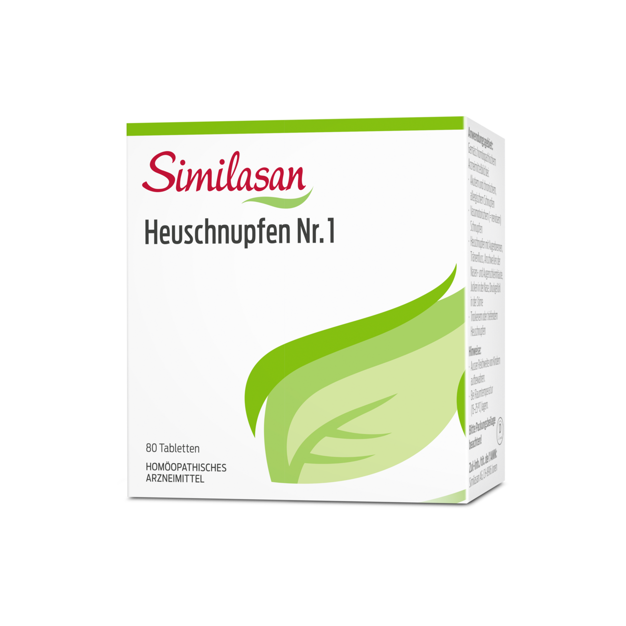 SIMILASAN Rhume des foins No. 1 cpr 80 pce