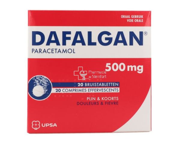 DAFALGAN cpr 500 mg (nouv) 20 pce
