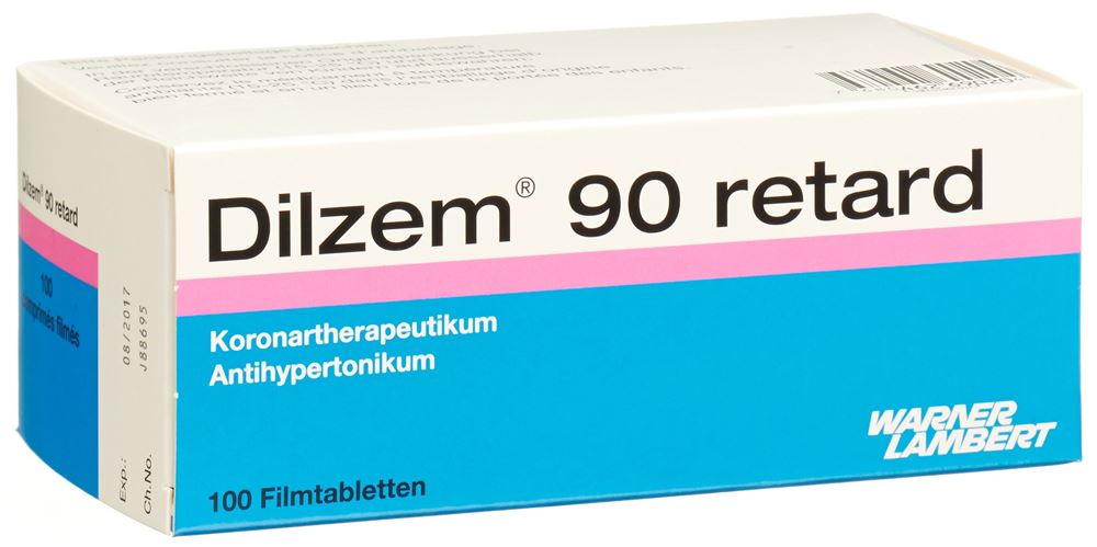 Dilzem 90 mg retard, Retardtabletten