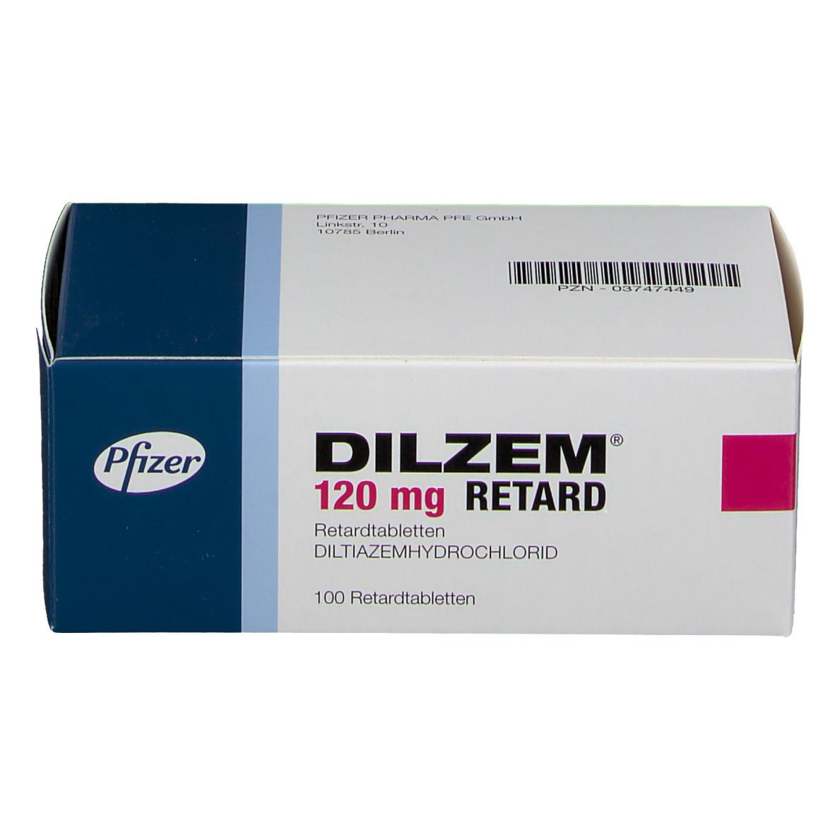 DILZEM Retard cpr pell ret 120 mg 100 pce