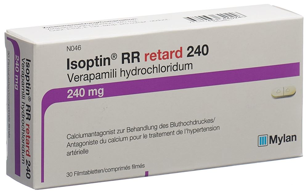 ISOPTIN RR retard cpr pell ret 240 mg 30 pce