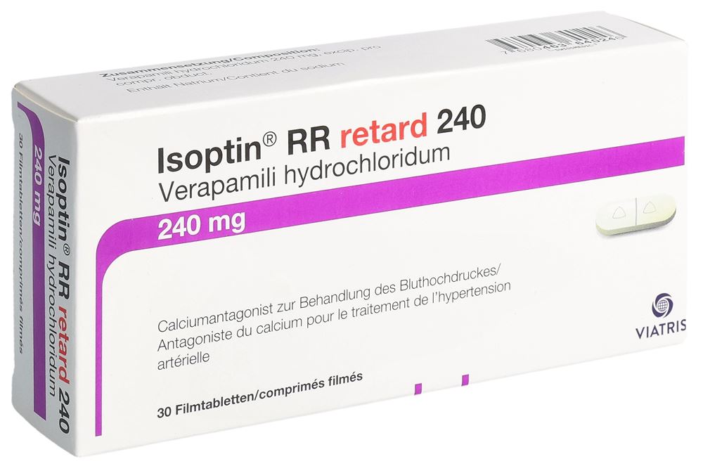 Isoptin RR retard 240, Filmtabletten