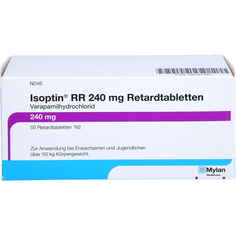ISOPTIN RR retard cpr pell ret 240 mg 100 pce