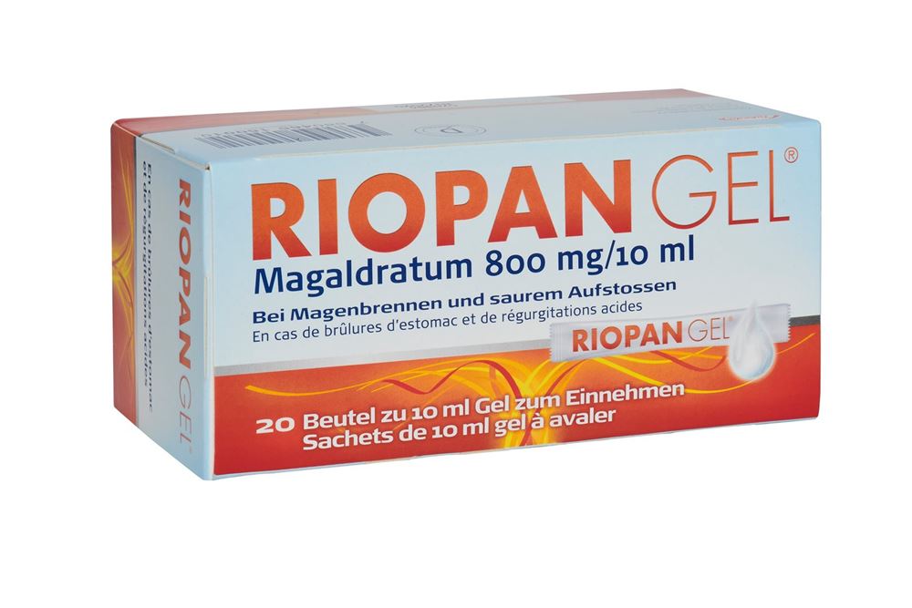 RIOPAN GEL 800 mg 20 sach 10 ml