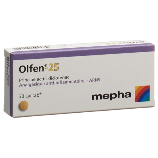 OLFEN Lactab 25 mg 30 pce