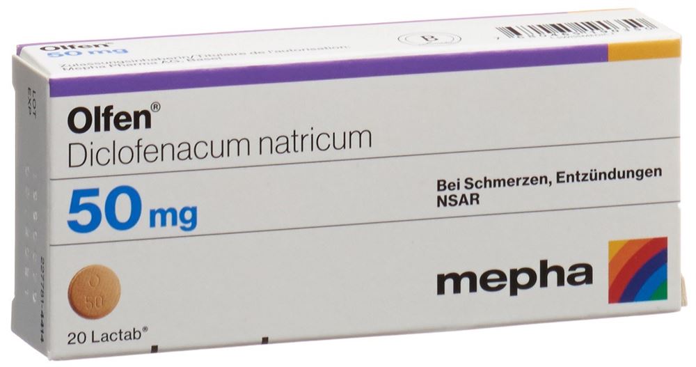 OLFEN Lactab 50 mg 20 pce