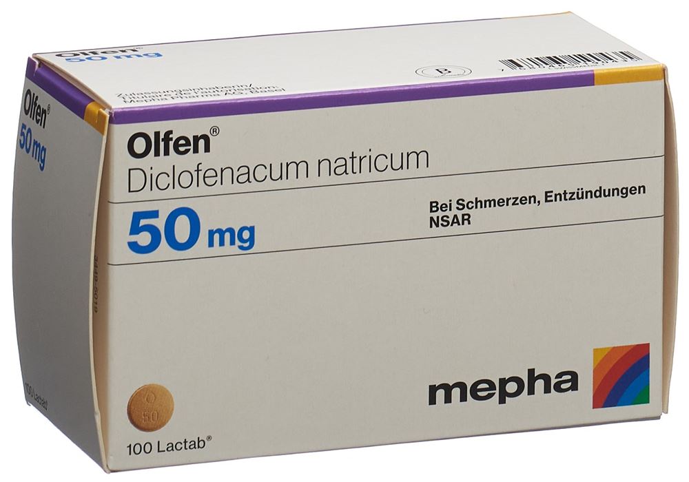 OLFEN Lactab 50 mg 100 pce