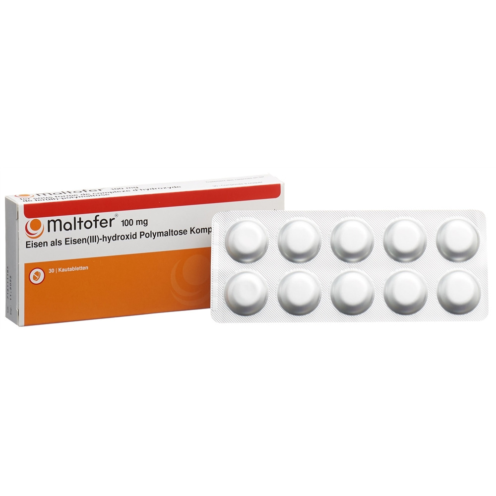 MALTOFER cpr croquer 100 mg 30 pce