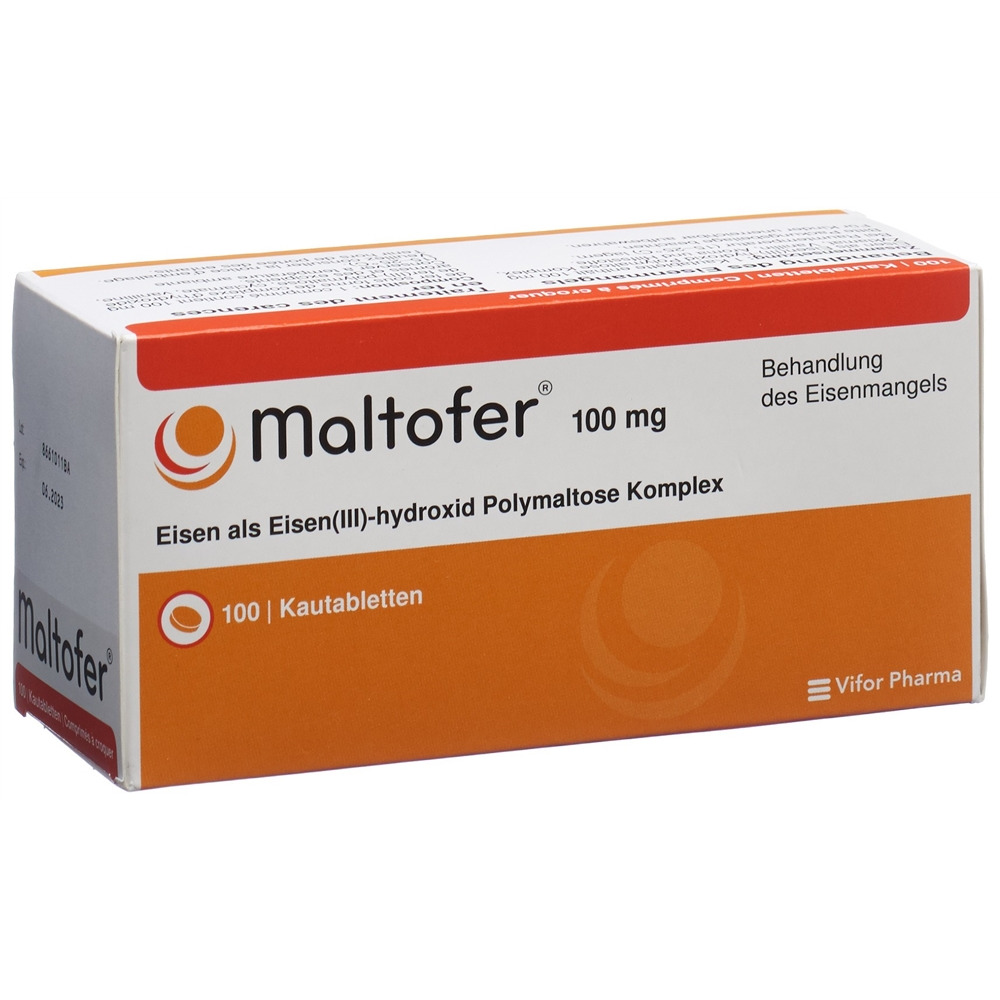 MALTOFER cpr croquer 100 mg 100 pce