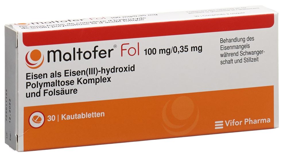 Maltofer Fol, Kautabletten