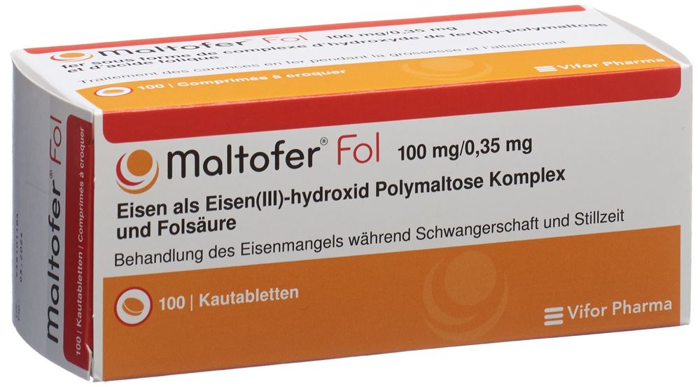 Maltofer Fol, Kautabletten