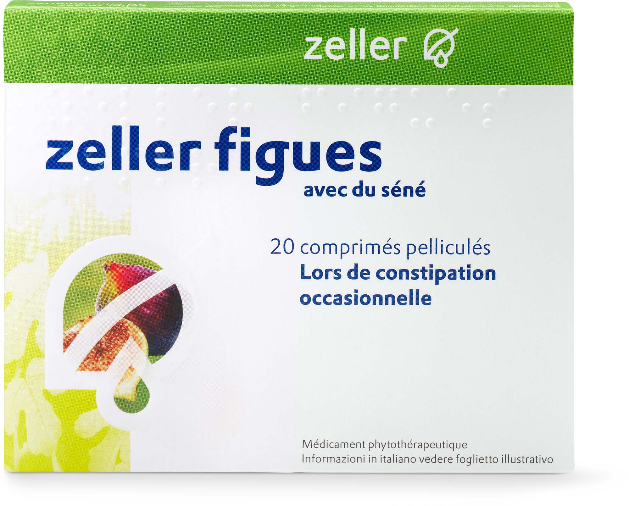 ZELLER figues avec du séné cpr pell 20 pce