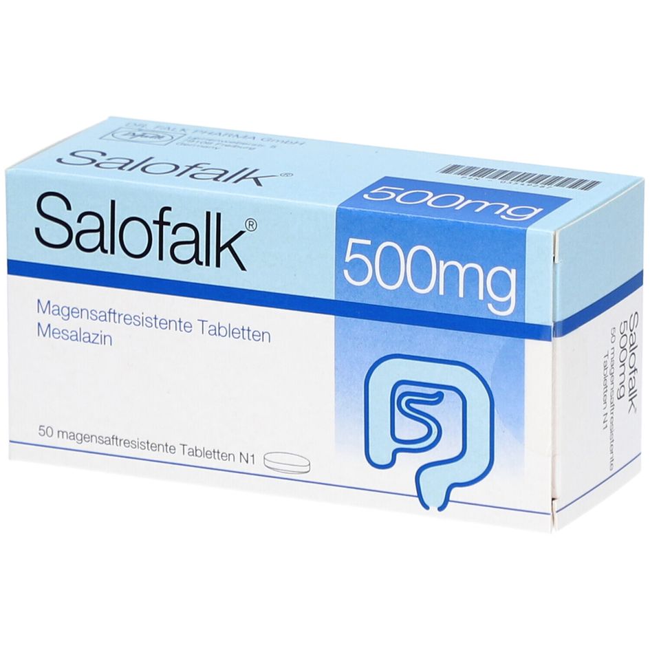 SALOFALK supp 500 mg 50 pce