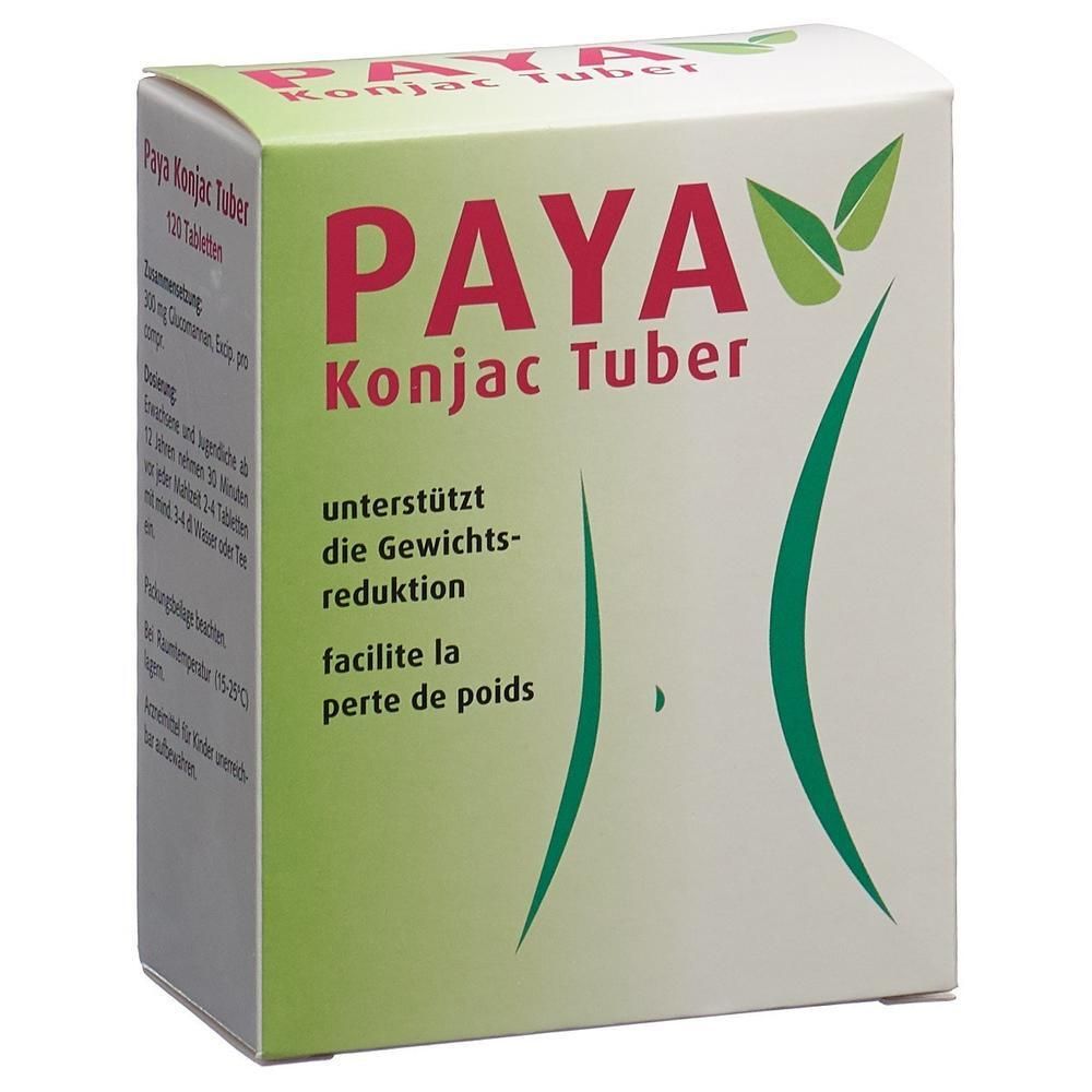 PAYA Konjac Tuber Tabl 120 Stk