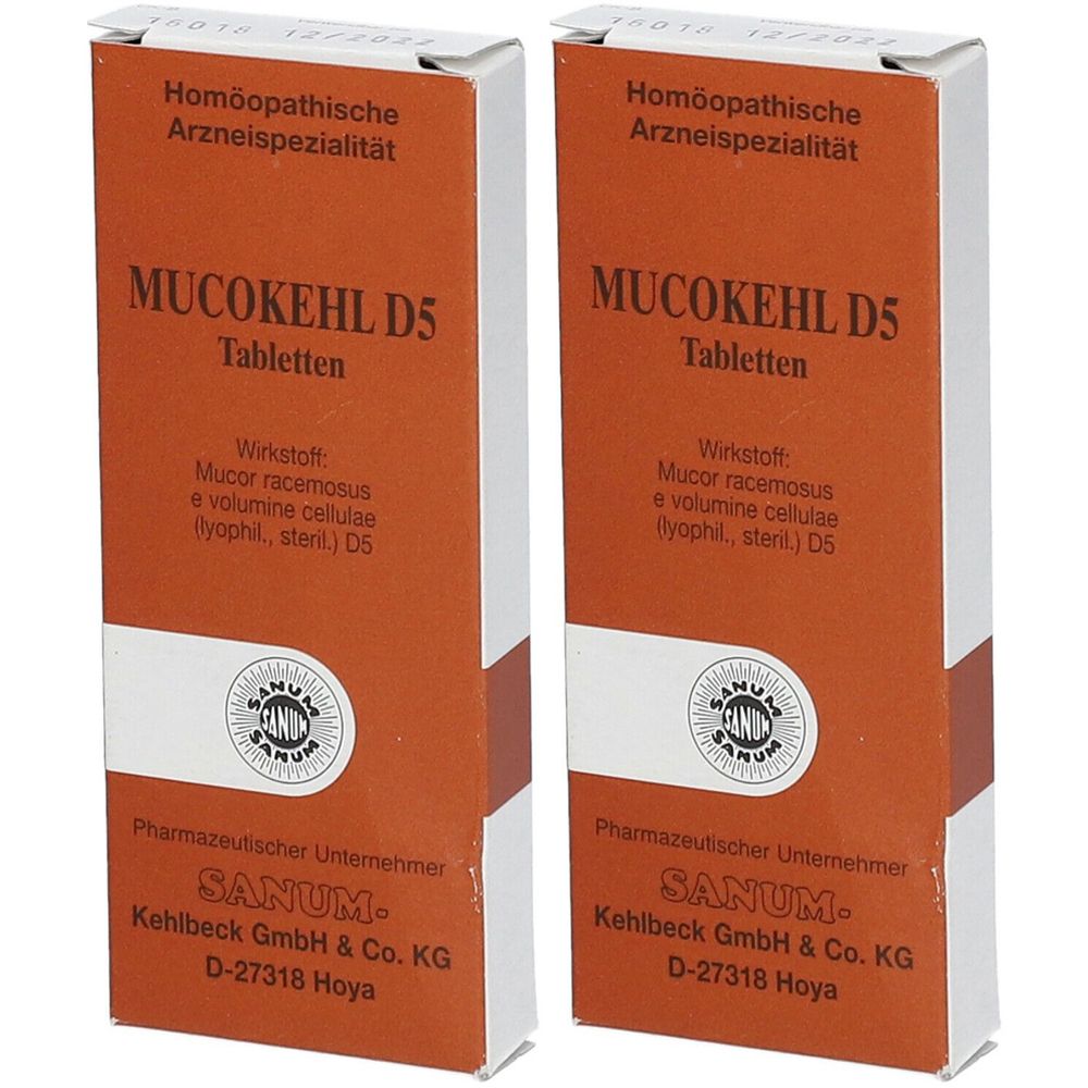 Mucokehl D5, Injektionslösung (i.m., s.c., i.c.)