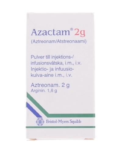 AZACTAM subst sèche 2 g flac