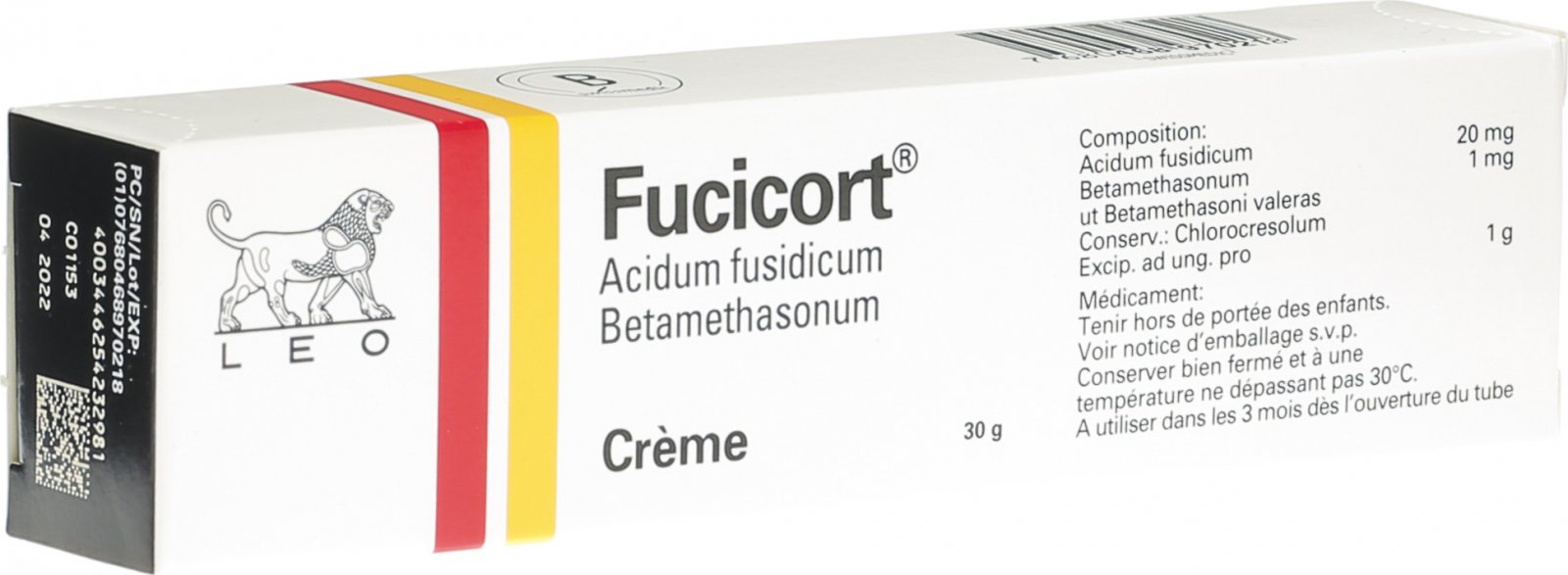 FUCICORT crème 2 % tb 30 g