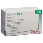 KYBERNIN P subst sèche 1000 UI c solv fl