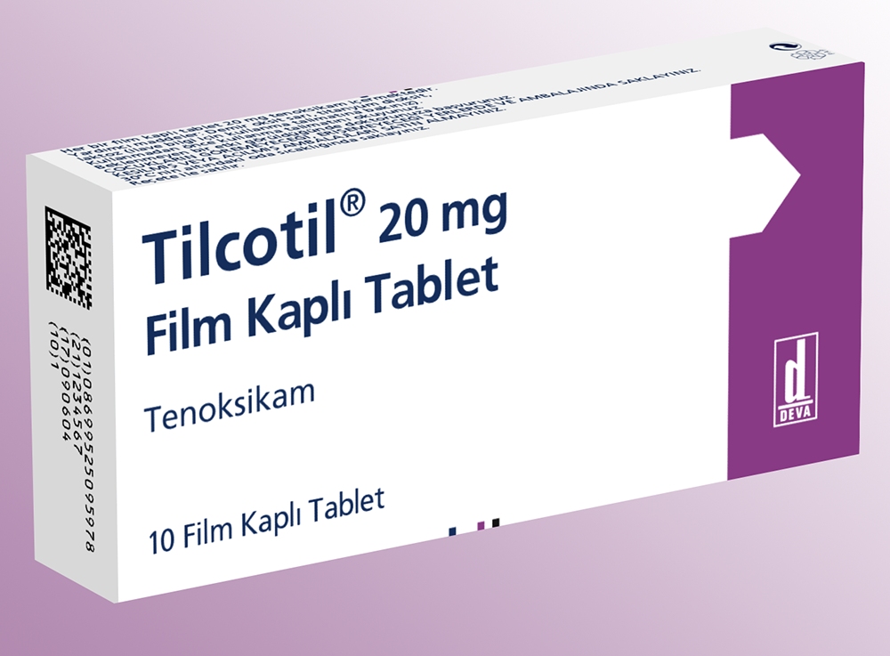 TILCOTIL cpr pell 20 mg 10 pce