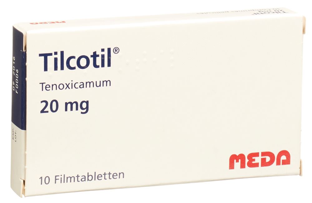 TILCOTIL cpr pell 20 mg 10 pce