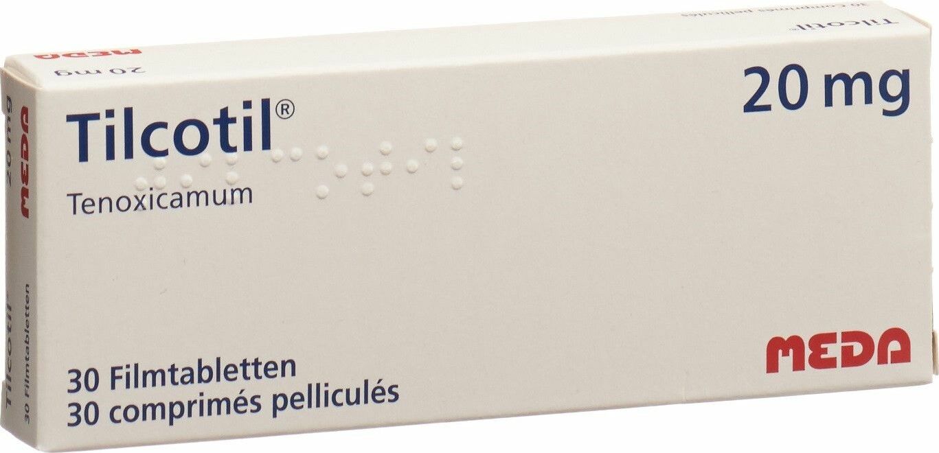 TILCOTIL cpr pell 20 mg 30 pce