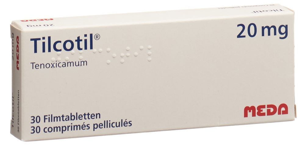 TILCOTIL cpr pell 20 mg 30 pce