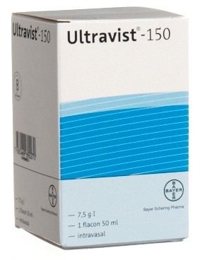ULTRAVIST sol inj 150 mg/ml 200ml fl 200 ml