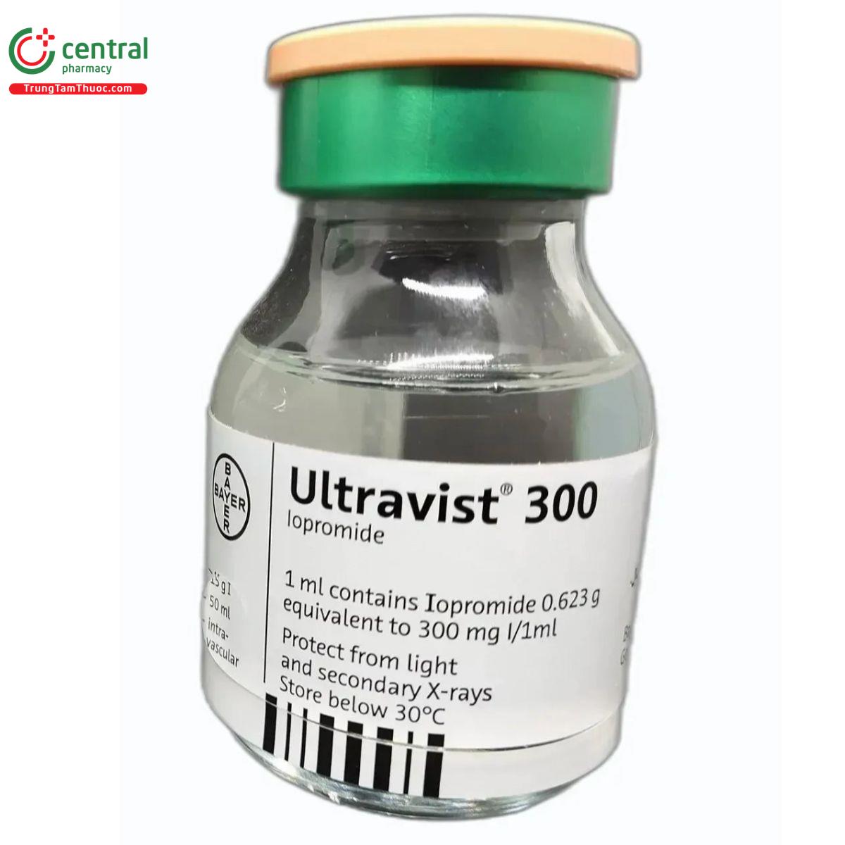 ULTRAVIST sol inj 300 mg/ml 50ml 10 fl 50 ml