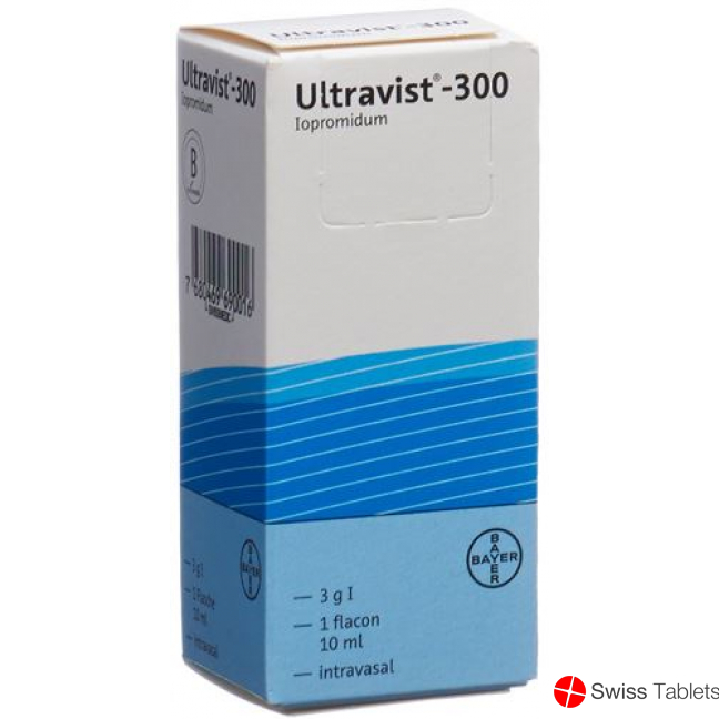 ULTRAVIST sol inj 300 mg/ml 200ml 10 fl 200 ml