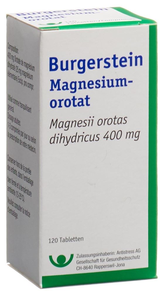 Burgerstein Magnesiumorotat, Tabletten
