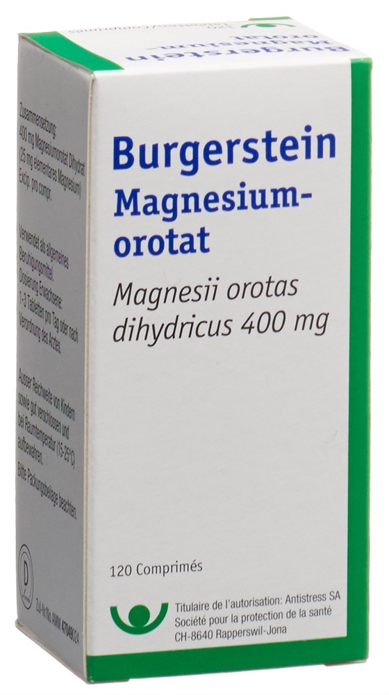 Burgerstein Magnesiumorotat, Tabletten