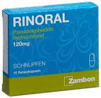 RINORAL caps ret 120 mg 10 pce