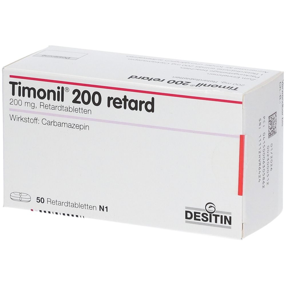 TIMONIL retard cpr ret 200 mg 50 pce