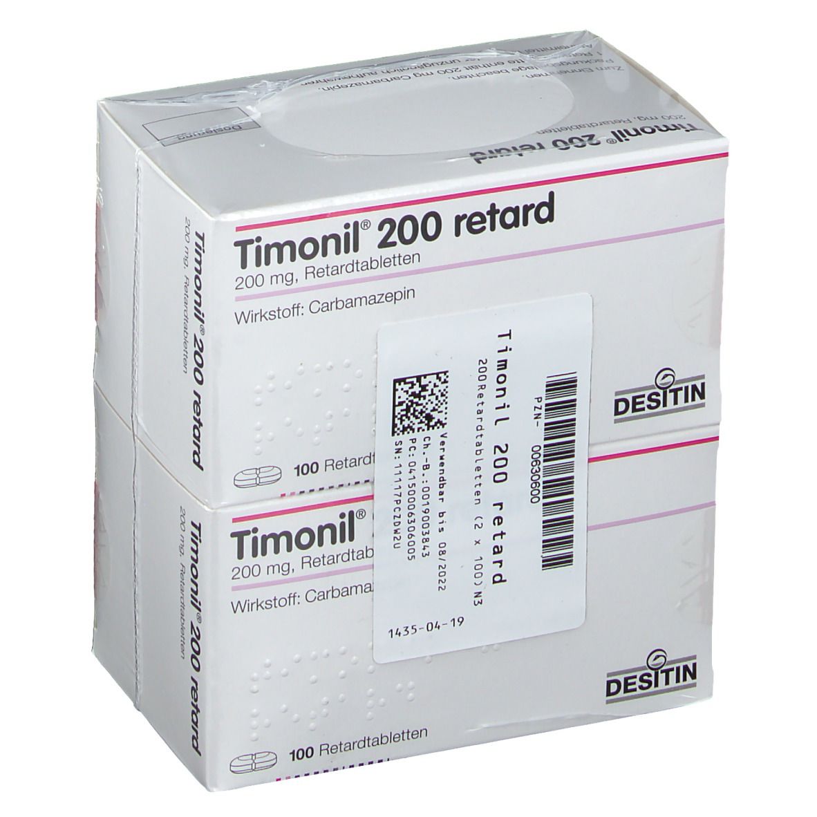 TIMONIL retard cpr ret 200 mg 200 pce