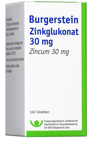 Burgerstein Zink 30 mg, Filmtabletten