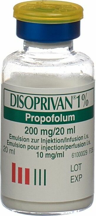 DISOPRIVAN 1% 200 mg/20ml 5 flac 20 ml