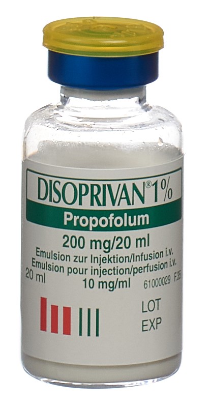 Disoprivan 10 mg/ml, Emulsion zur Injektion/Infusion