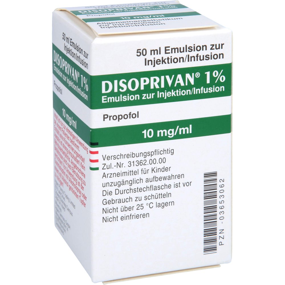 DISOPRIVAN 1% 500 mg/50ml flac 50 ml