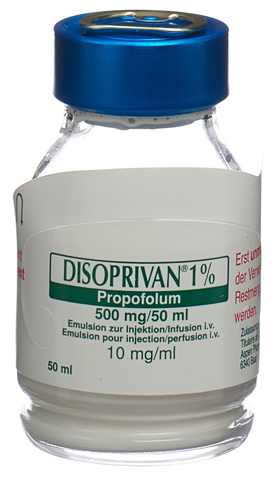 DISOPRIVAN 1% 500 mg/50ml flac 50 ml