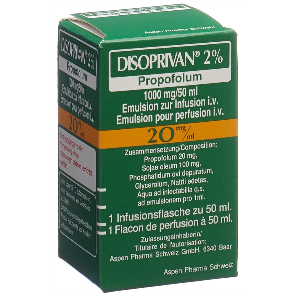 DISOPRIVAN 2% 1 g/50ml flac 50 ml