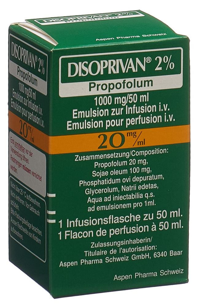 DISOPRIVAN 2% 1 g/50ml flac 50 ml