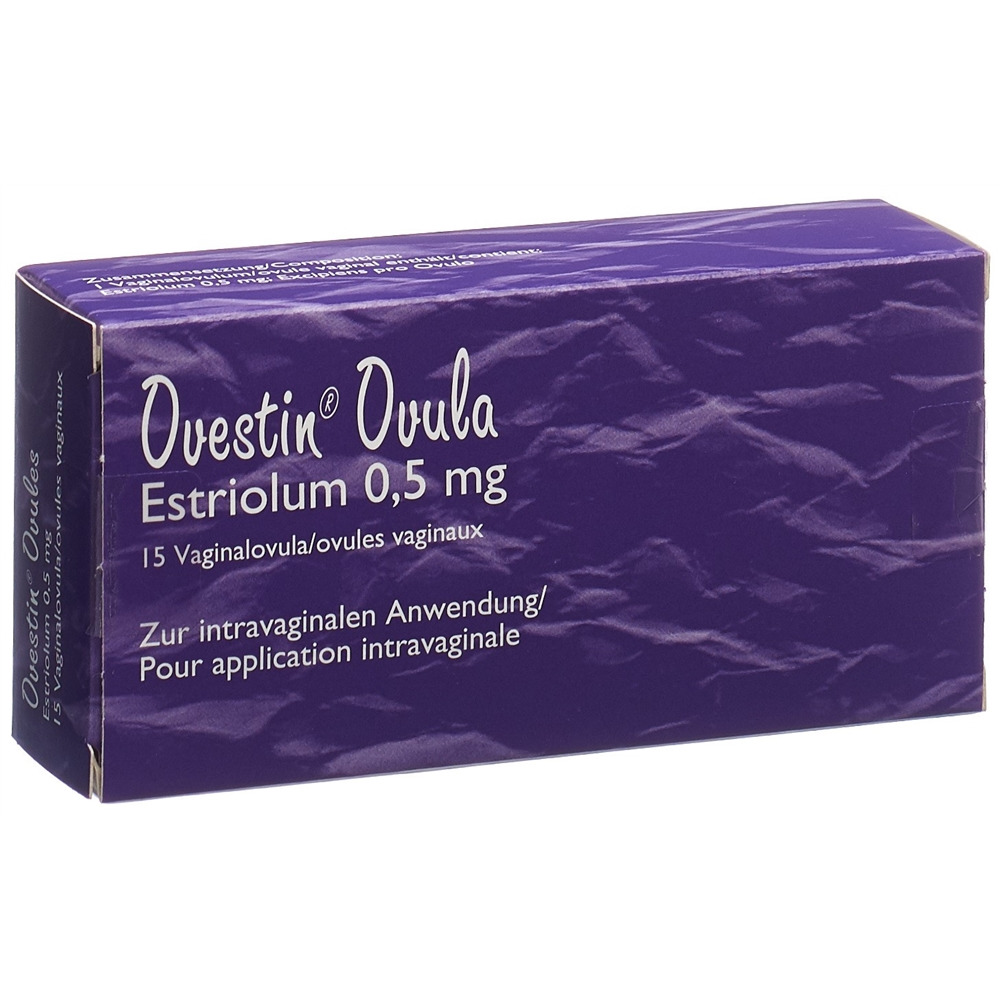 OVESTIN ovule 0.5 mg 15 pce