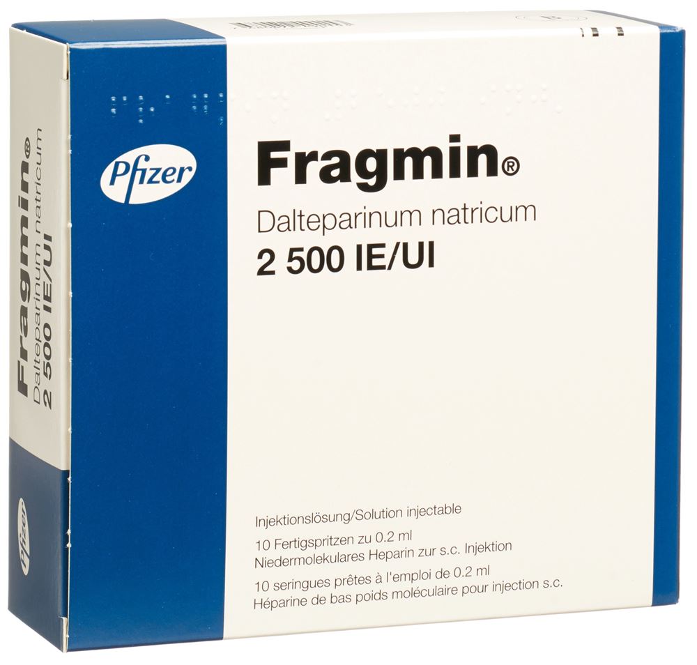 Fragmin 2'500 I.E./0.2 mL, Injektionslösung