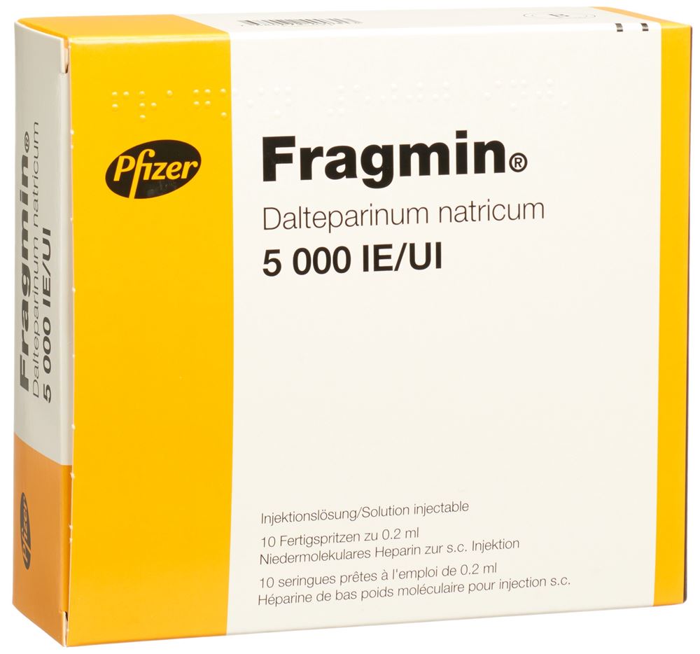 Fragmin 5'000 I.E./0.2 mL, Injektionslösung