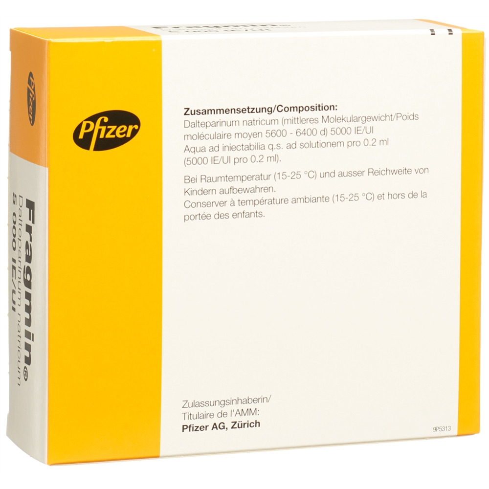 Fragmin 5'000 I.E./0.2 mL, Injektionslösung