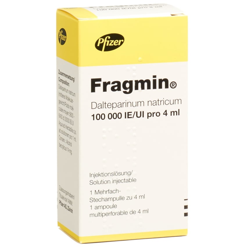 FRAGMIN sol inj 10000 UI/4ml 10 flac 4 ml