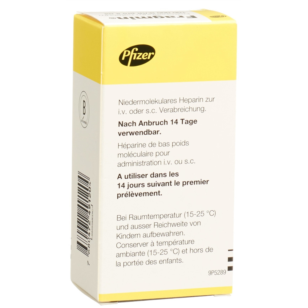 Fragmin 100'000 I.E./4 mL, Injektionslösung